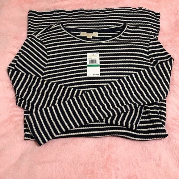 ‎NWT - Michael Kors Long-Sleeve Striped Dress - Picture 3 of 10